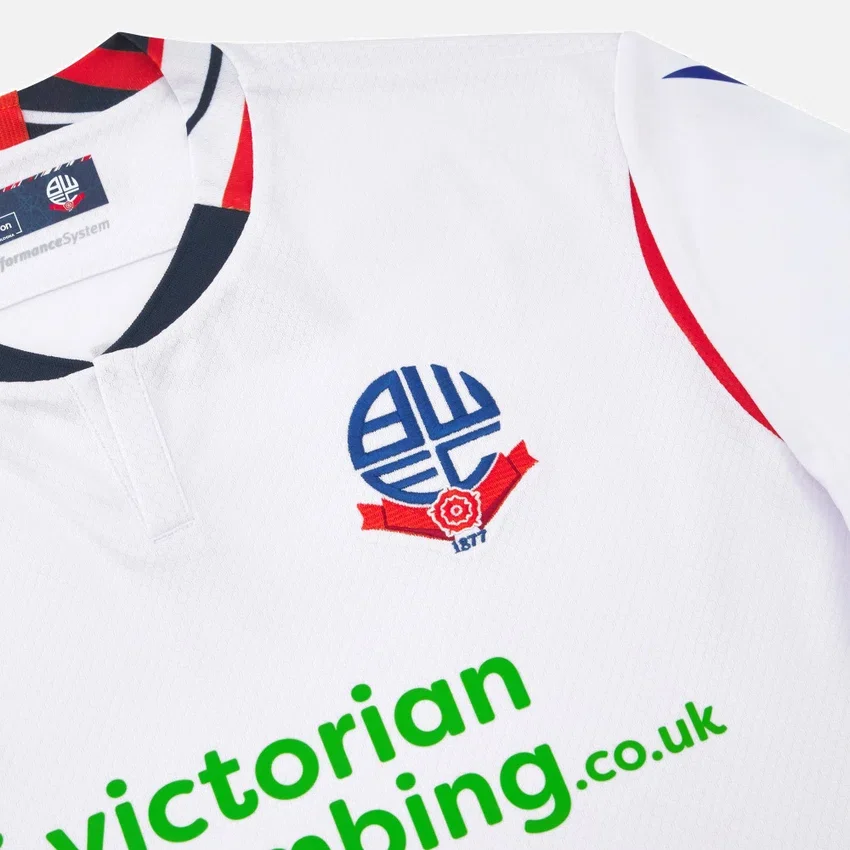 Equipación de local para adultos del Bolton Wanderers FC 2025/26 Equipación de local para adultos del Bolton Wanderers FC 2025/26