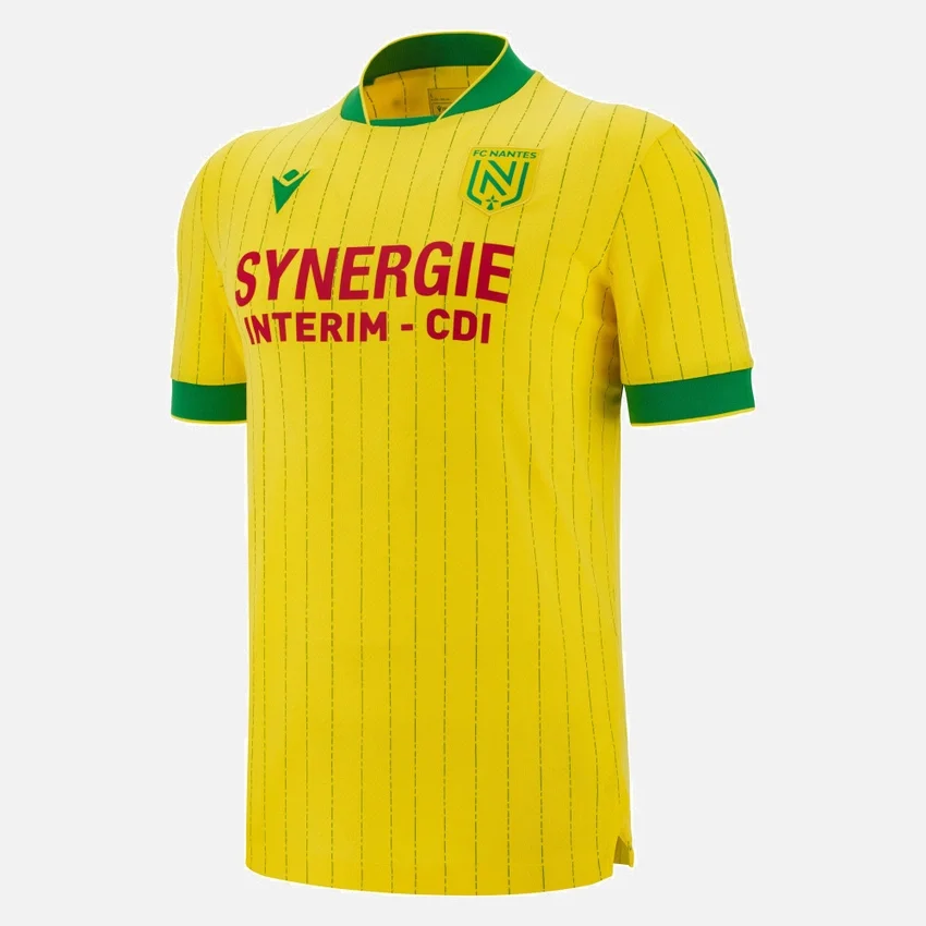 Equipación de local para adultos del FC Nantes 2025/26 Equipación de local para adultos del FC Nantes 2025/26