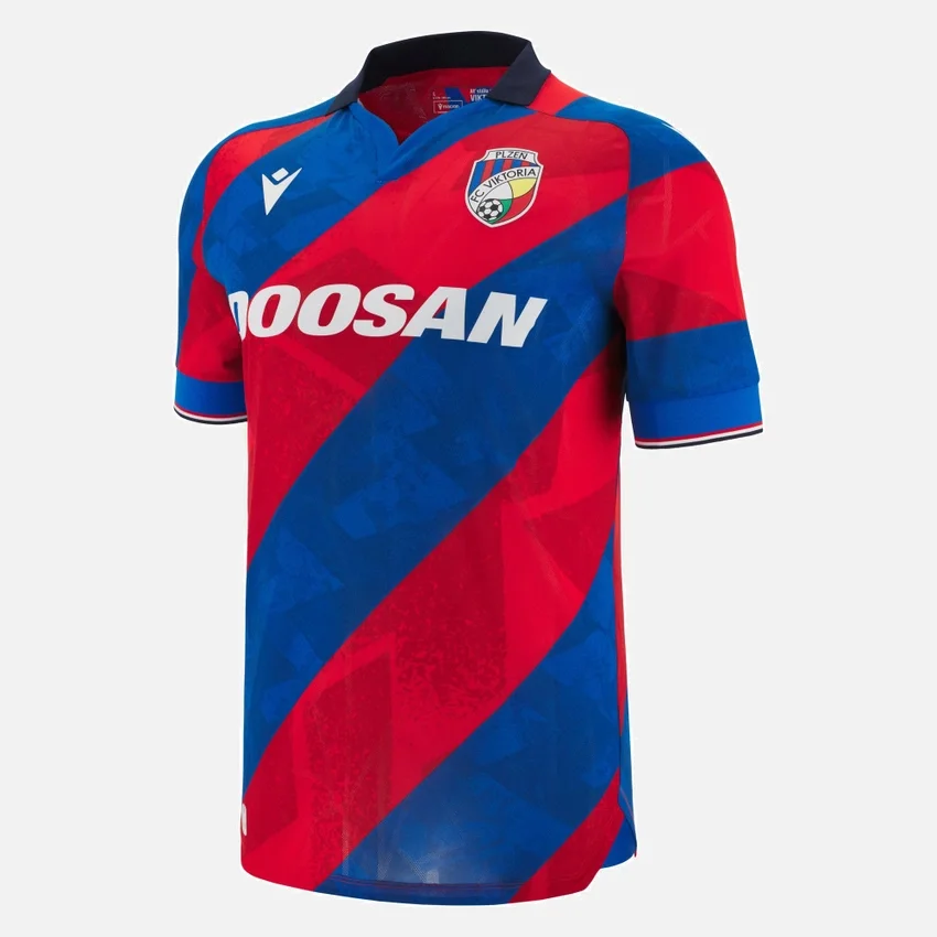 Equipación de local para adultos del FC Viktoria Plzen 2025/26 Equipación de local para adultos del FC Viktoria Plzen 2025/26