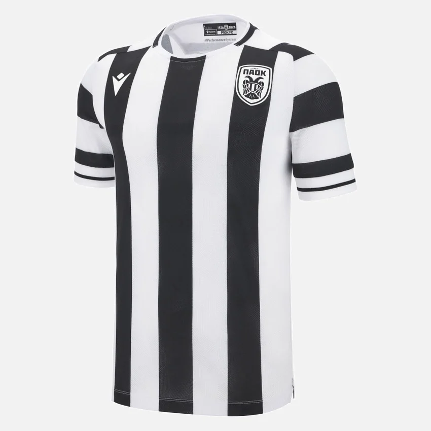 Equipación de local para adultos del PAOK FC 2025/26 Equipación de local para adultos del PAOK FC 2025/26
