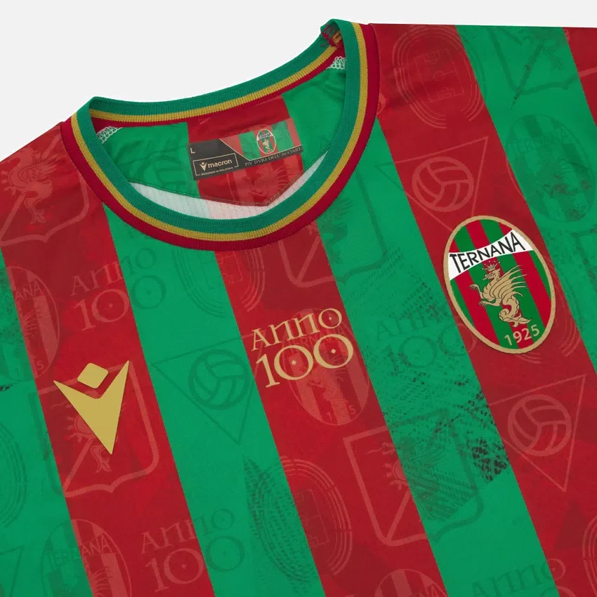 Equipación de local para adultos del Ternana Calcio 2025/26 Equipación de local para adultos del Ternana Calcio 2025/26