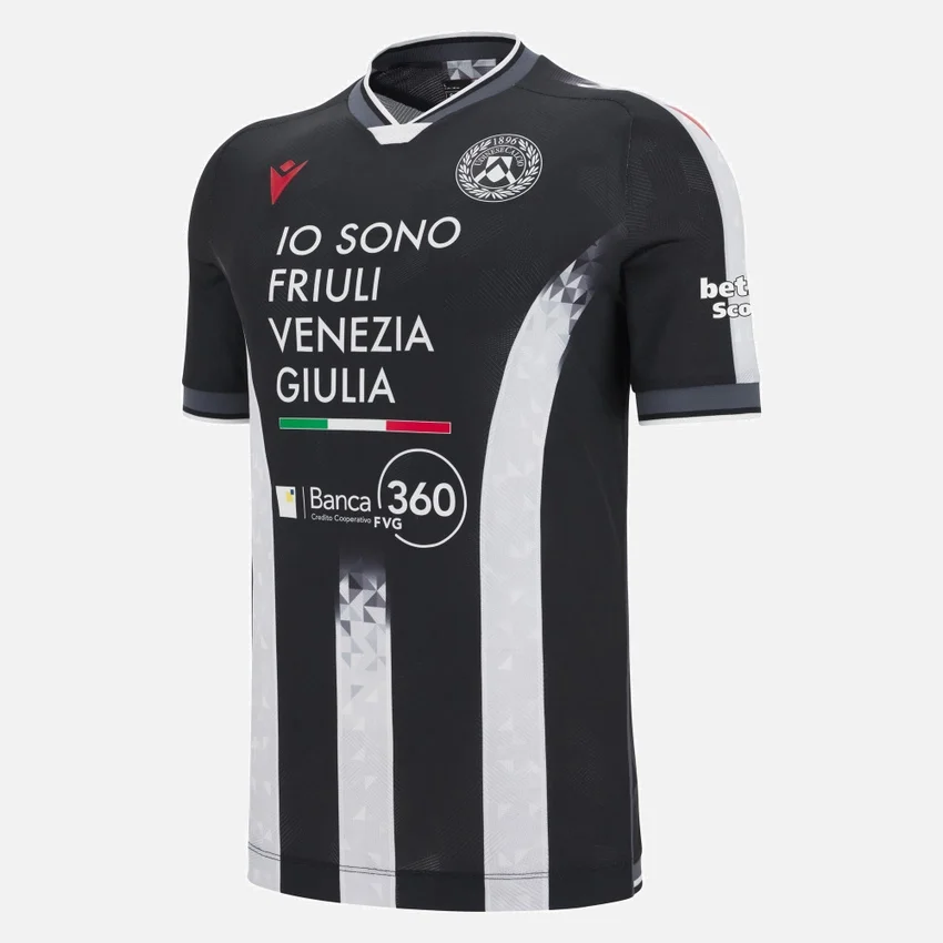 Equipación de local para adultos del Udinese Calcio 2025/26 Equipación de local para adultos del Udinese Calcio 2025/26