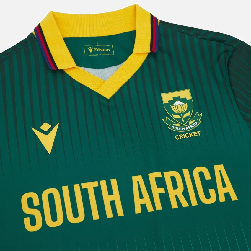 Equipación de partido ODI de manguitos largos de Cricket South Africa 2025/26 Equipación de partido ODI de manguitos largos de Cricket South Africa 2025/26