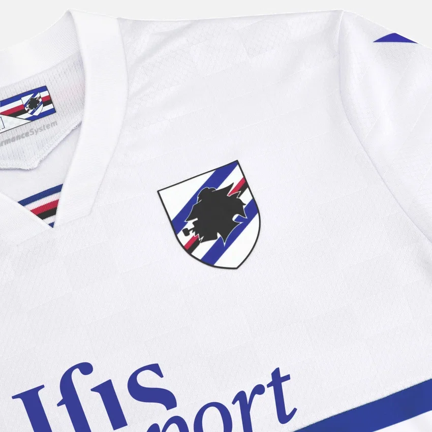 Equipación de visitante junior del U.C. Sampdoria 2025/26 Equipación de visitante junior del U.C. Sampdoria 2025/26