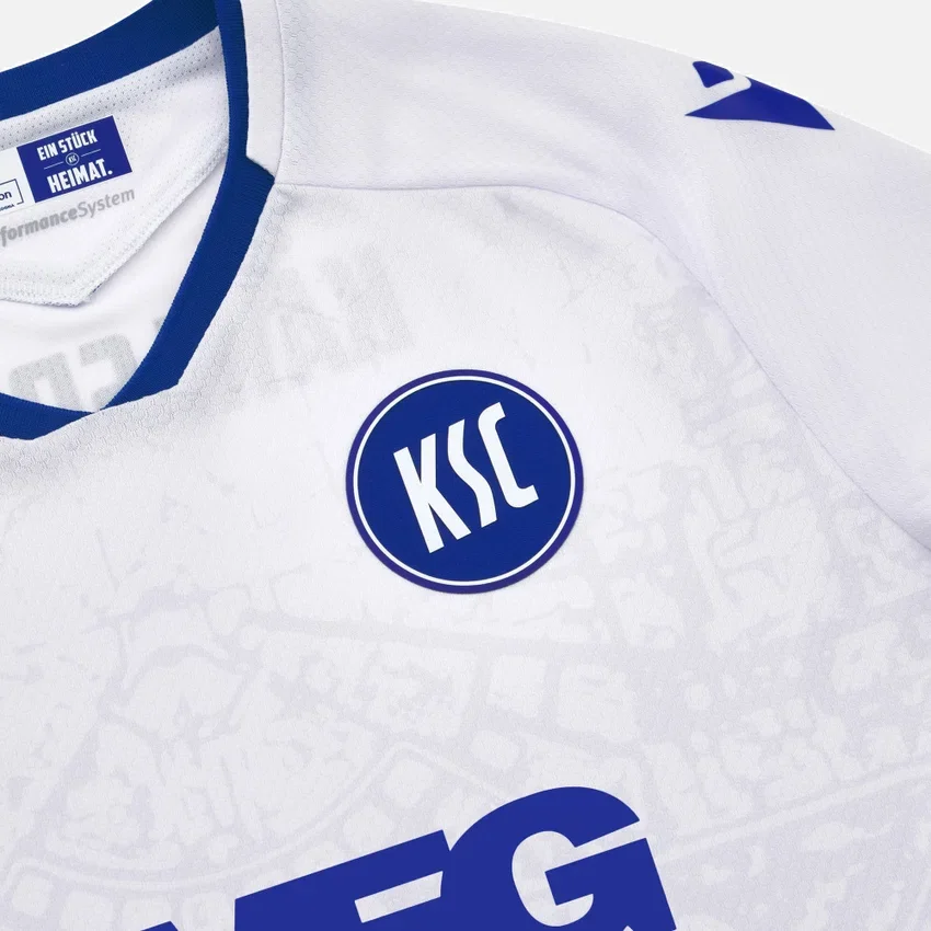 Equipación de visitante para adultos del Karlsruher SC 2025/26 Equipación de visitante para adultos del Karlsruher SC 2025/26