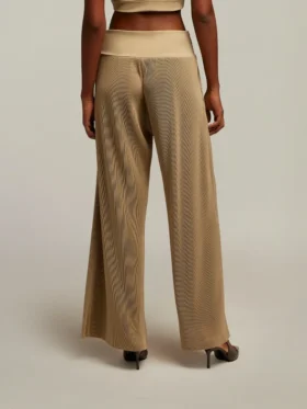 Pantalones anchos plisados Chirsten