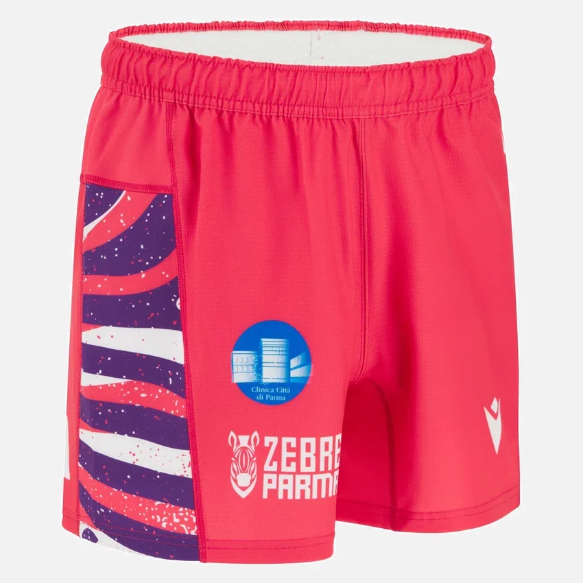 Pantalones Cortos de tercer partido para adultos Zebre Parma 2025/26 Pantalones Cortos de tercer partido para adultos Zebre Parma 2025/26
