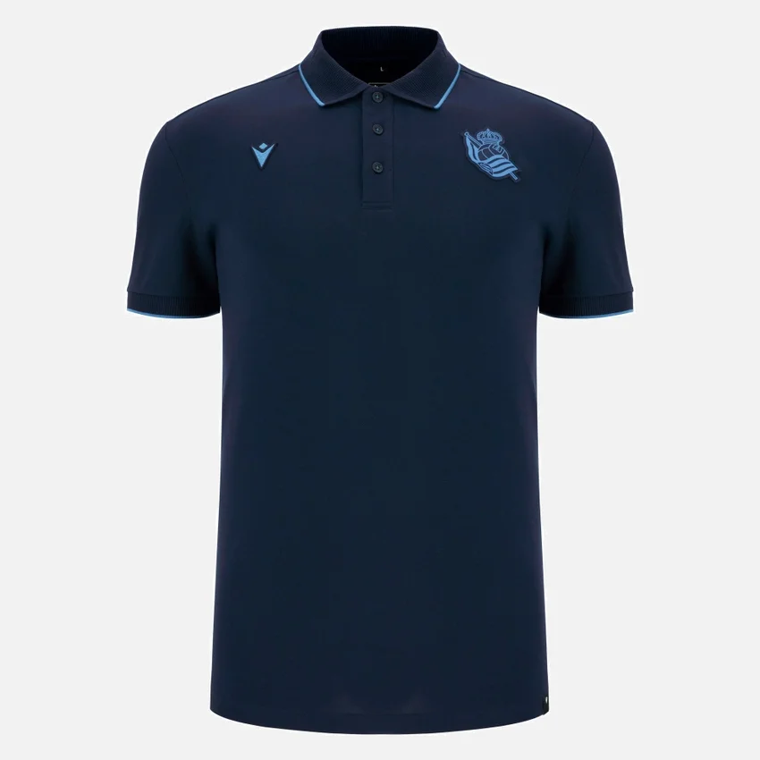 Polo deportivo Athleisure para adultos de la Real Sociedad 2025/26 Polo deportivo Athleisure para adultos de la Real Sociedad 2025/26