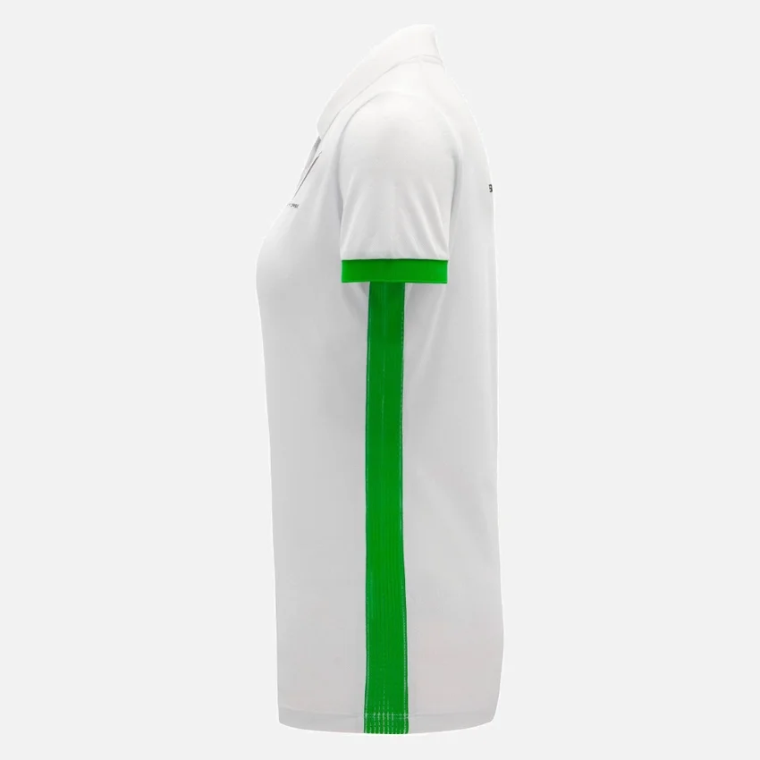 Polos blancos para mujer de Automobili Lamborghini Squadra Corse Polos blancos para mujer de Automobili Lamborghini Squadra Corse