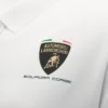 Polos blancos para mujer de Automobili Lamborghini Squadra Corse Polos blancos para mujer de Automobili Lamborghini Squadra Corse