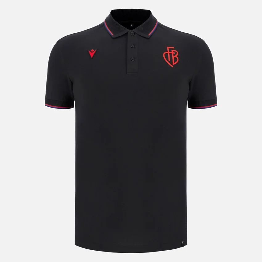 Polos de algodón para adultos FC Basel 2025/26 Athleisure Polos de algodón para adultos FC Basel 2025/26 Athleisure