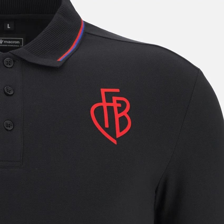 Polos de algodón para adultos FC Basel 2025/26 Athleisure Polos de algodón para adultos FC Basel 2025/26 Athleisure