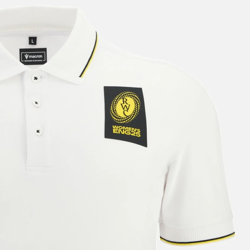 Polos de hombre Athleisure de la Copa del Mundo de Rugby Femenino 2025 Polos de hombre Athleisure de la Copa del Mundo de Rugby Femenino 2025