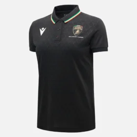 Polos negros para mujer de Automobili Lamborghini Squadra Corse