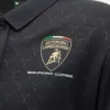 Polos negros para mujer de Automobili Lamborghini Squadra Corse