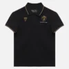 Polos negros para niños de Automobili Lamborghini Squadra Corse Polos negros para niños de Automobili Lamborghini Squadra Corse