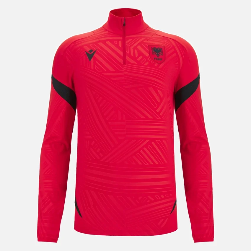 Selección Nacional de Albania FSHF 2026/27 Sudadera con cremallera de 1/4 para adultos Selección Nacional de Albania FSHF 2026/27 Sudadera con cremallera de 1/4 para adultos