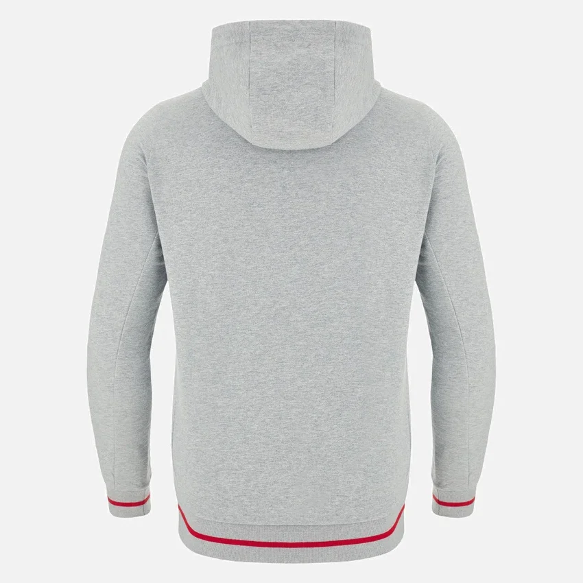 Sudadera con capucha cepillada gris jaspeado de la colección Unibo para adultos Sudadera con capucha cepillada gris jaspeado de la colección Unibo para adultos