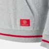 Sudadera con capucha cepillada gris jaspeado de la colección Unibo para adultos Sudadera con capucha cepillada gris jaspeado de la colección Unibo para adultos