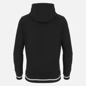 Sudadera con capucha cepillada negra de la colección Unibo para adultos Sudadera con capucha cepillada negra de la colección Unibo para adultos