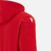 Sudadera con capucha cepillada roja de la colección Unibo para adultos Sudadera con capucha cepillada roja de la colección Unibo para adultos