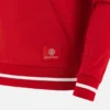 Sudadera con capucha cepillada roja de la colección Unibo para adultos Sudadera con capucha cepillada roja de la colección Unibo para adultos