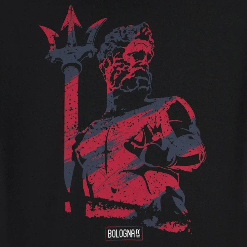 Sudadera con capucha de la línea para aficionados jóvenes del Bologna FC 1909 2025/26 Sudadera con capucha de la línea para aficionados jóvenes del Bologna FC 1909 2025/26