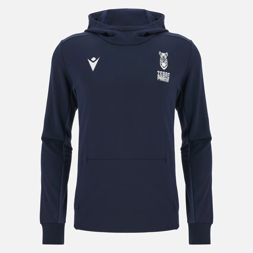 Sudadera con capucha para adultos Zebre Parma 2025/26 Sudadera con capucha para adultos Zebre Parma 2025/26