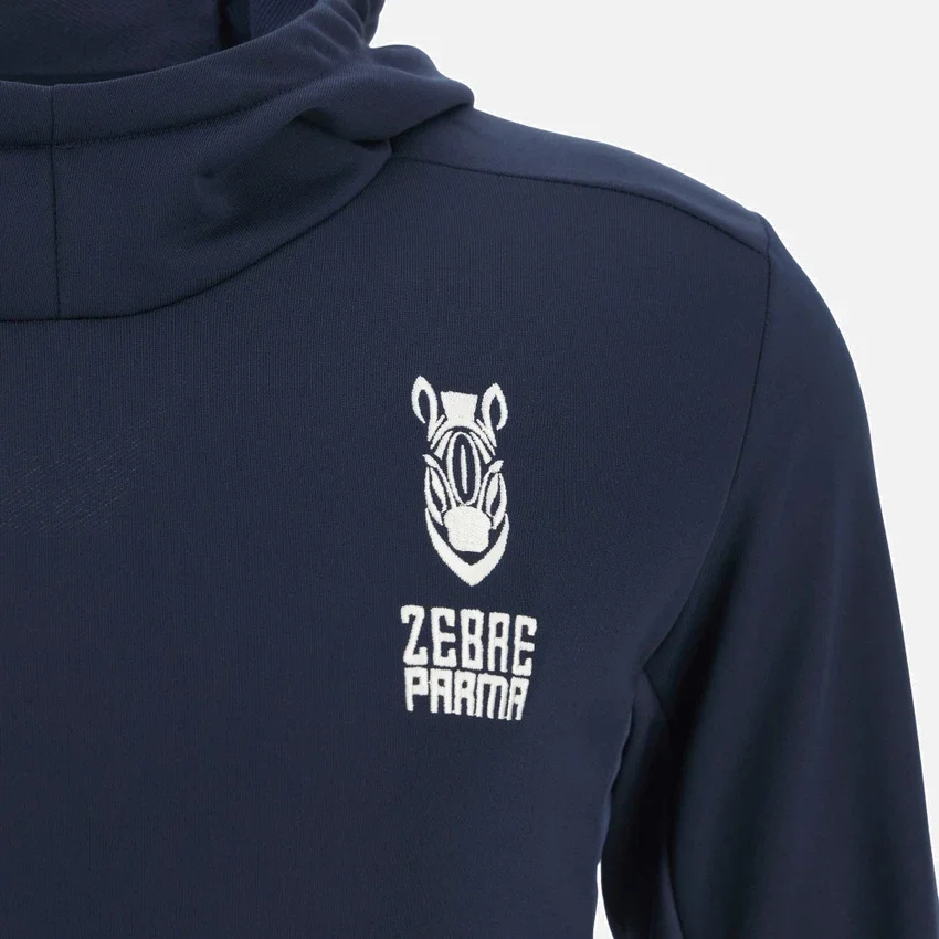 Sudadera con capucha para adultos Zebre Parma 2025/26 Sudadera con capucha para adultos Zebre Parma 2025/26