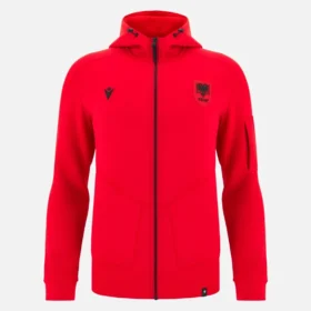 Sudadera con capucha y cremallera completa de la selección nacional de Albania FSHF 2026/27