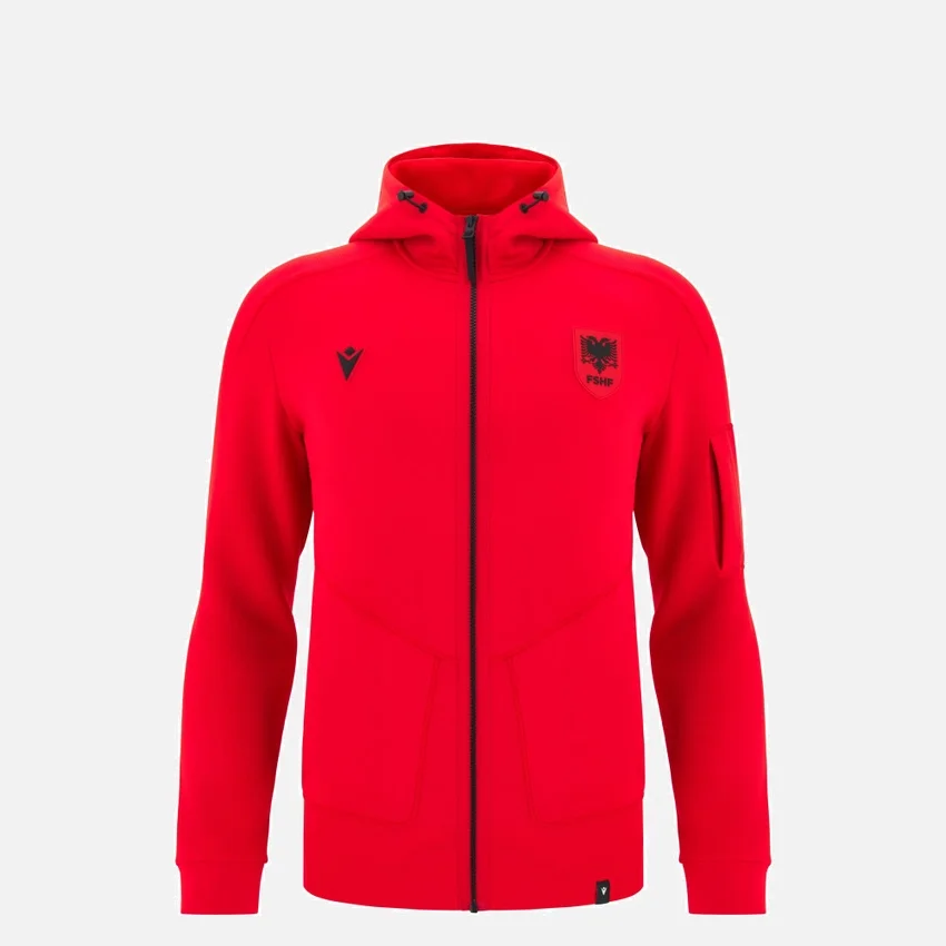 Sudadera con cremallera completa de la selección nacional de Albania 2026/27 para jóvenes Sudadera con cremallera completa de la selección nacional de Albania 2026/27 para jóvenes