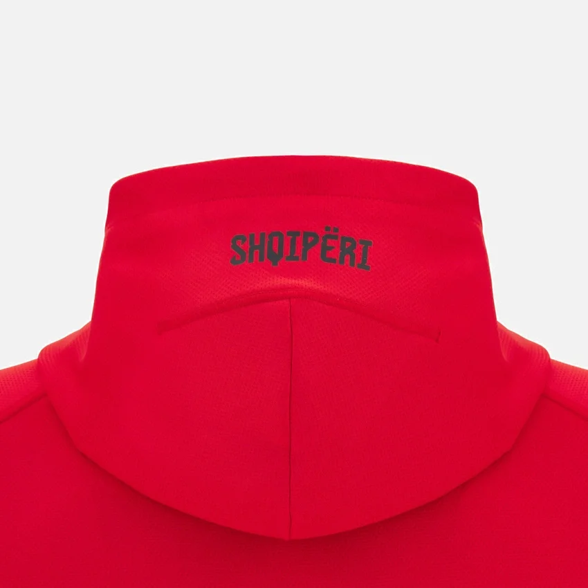Sudadera con capucha y cremallera completa de la selección nacional de Albania FSHF 2026/27 Sudadera con capucha y cremallera completa de la selección nacional de Albania FSHF 2026/27