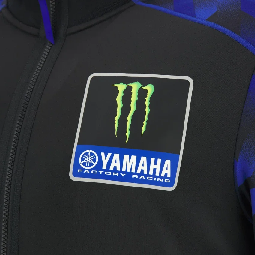 Sudadera con cremallera completa Monster Energy Yamaha MotoGP 2026 Fan Gear – Tallas pequeñas Sudadera con cremallera completa Monster Energy Yamaha MotoGP 2026 Fan Gear – Tallas pequeñas