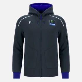 Sudadera con cremallera completa Monster Energy Yamaha MotoGP 2026 Man Travel Replica