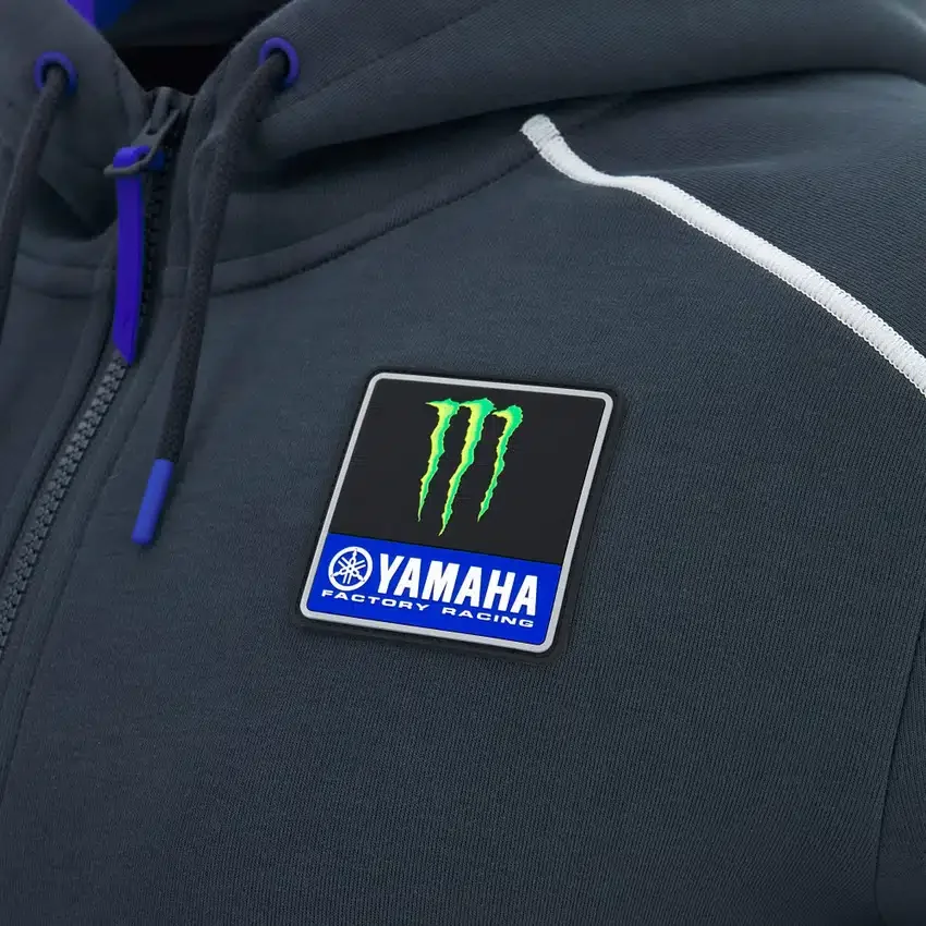 Sudadera con cremallera completa Monster Energy Yamaha MotoGP 2026 Man Travel Replica Sudadera con cremallera completa Monster Energy Yamaha MotoGP 2026 Man Travel Replica