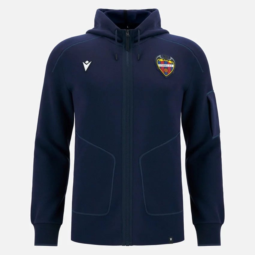 Sudadera con cremallera completa para adultos Levante UD 2025/26 Athleisure Sudadera con cremallera completa para adultos Levante UD 2025/26 Athleisure