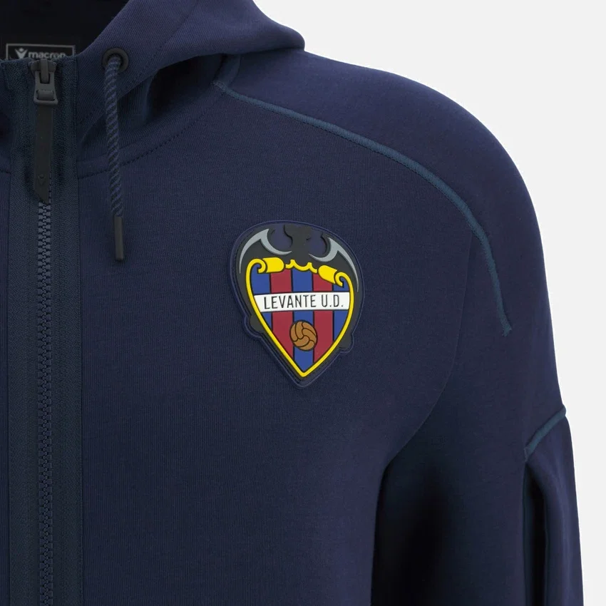 Sudadera con cremallera completa para adultos Levante UD 2025/26 Athleisure Sudadera con cremallera completa para adultos Levante UD 2025/26 Athleisure
