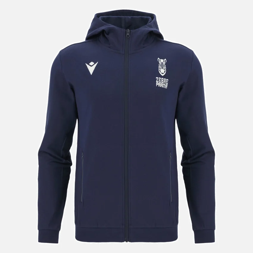 Sudadera con cremallera completa para adultos Zebre Parma 2025/26 Sudadera con cremallera completa para adultos Zebre Parma 2025/26
