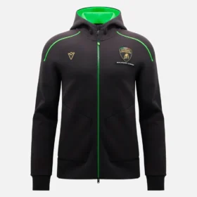Sudadera con cremallera completa para hombre de Automobili Lamborghini Squadra Corse Sudadera con cremallera completa para hombre de Automobili Lamborghini Squadra Corse