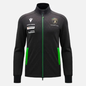 Sudadera con cremallera completa para hombre de Automobili Lamborghini Squadra Corse Sudadera con cremallera completa para hombre de Automobili Lamborghini Squadra Corse