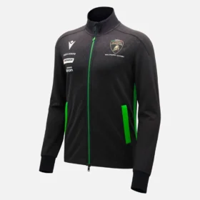 Sudadera con cremallera completa para hombre de Automobili Lamborghini Squadra Corse Sudadera con cremallera completa para hombre de Automobili Lamborghini Squadra Corse