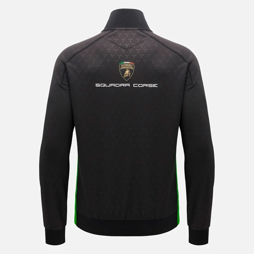 Sudadera con cremallera completa para hombre de Automobili Lamborghini Squadra Corse Sudadera con cremallera completa para hombre de Automobili Lamborghini Squadra Corse