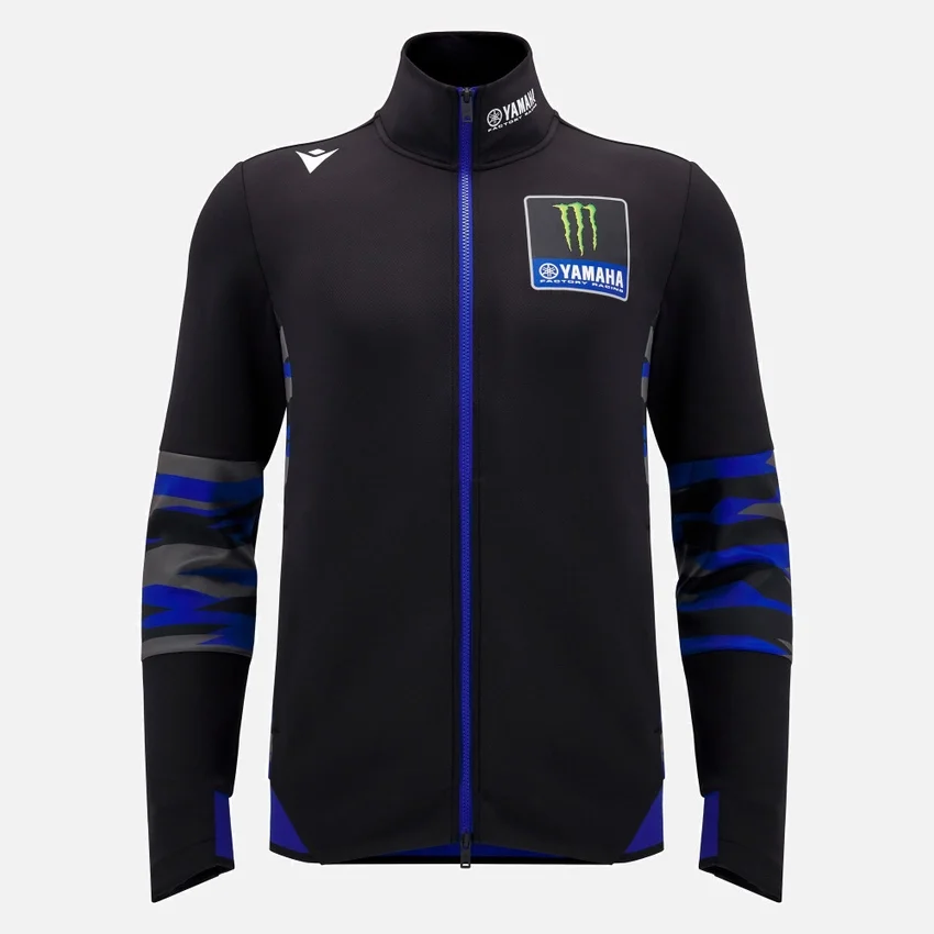 Sudadera con cremallera completa para hombre Yamaha Factory Racing 2025 Sudadera con cremallera completa para hombre Yamaha Factory Racing 2025
