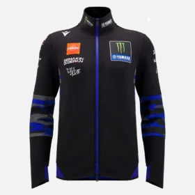 Sudadera con cremallera completa para hombre Yamaha Factory Racing 2025 Sudadera con cremallera completa para hombre Yamaha Factory Racing 2025