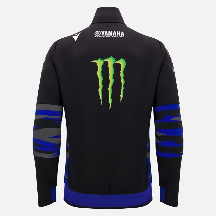 Sudadera con cremallera completa para hombre Yamaha Factory Racing 2025 Sudadera con cremallera completa para hombre Yamaha Factory Racing 2025