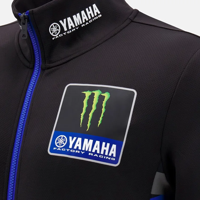Sudadera con cremallera completa para hombre Yamaha Factory Racing 2025 Sudadera con cremallera completa para hombre Yamaha Factory Racing 2025