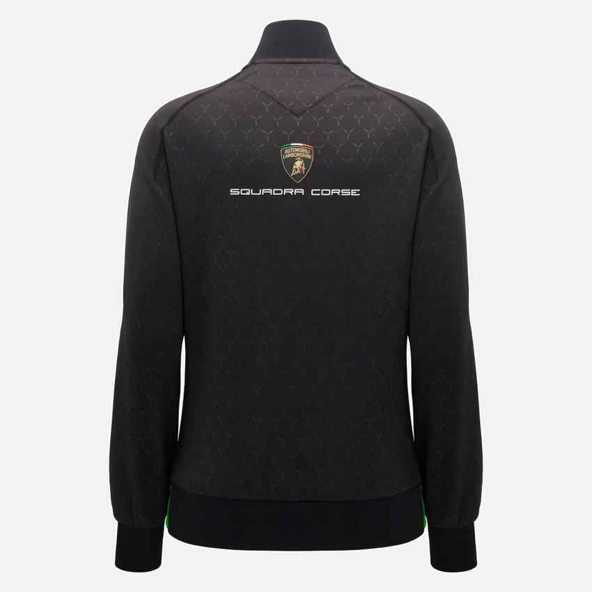 Sudadera con cremallera completa para mujer de Automobili Lamborghini Squadra Corse Sudadera con cremallera completa para mujer de Automobili Lamborghini Squadra Corse