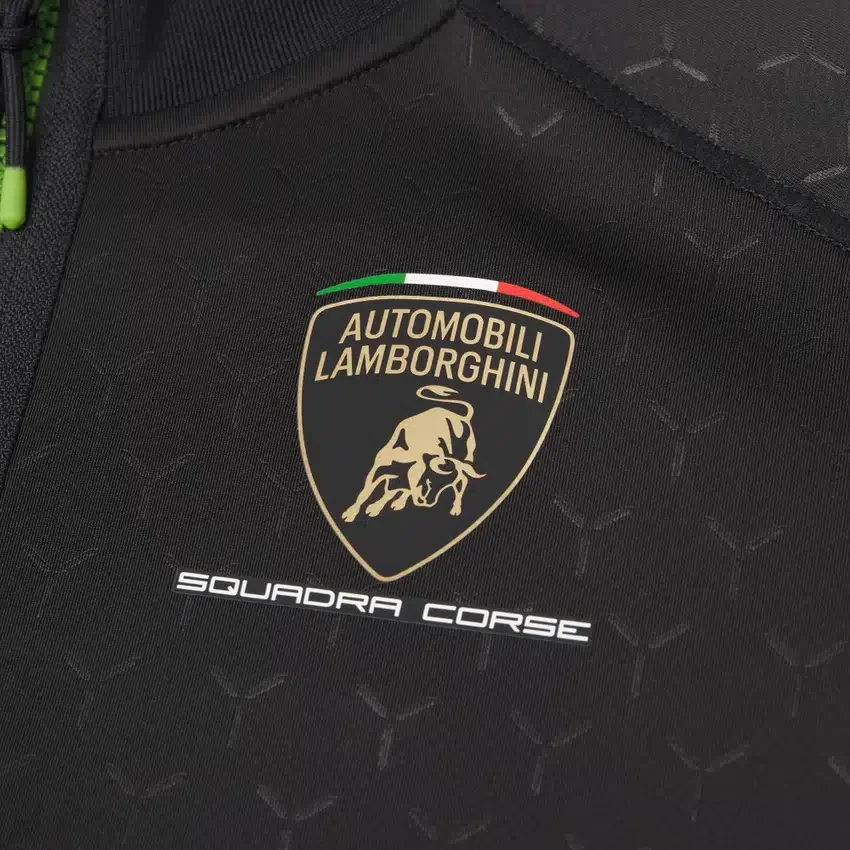 Sudadera con cremallera completa para niños de Automobili Lamborghini Squadra Corse Sudadera con cremallera completa para niños de Automobili Lamborghini Squadra Corse