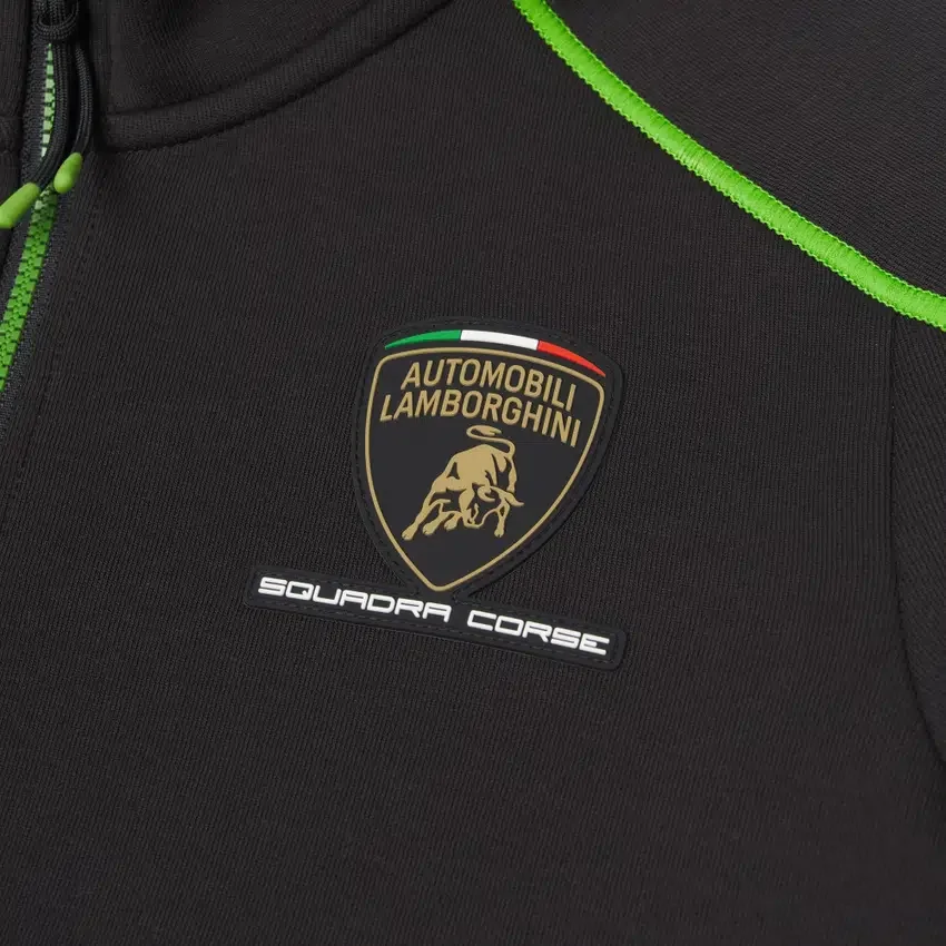 Sudadera con cremallera completa para niños de Automobili Lamborghini Squadra Corse Sudadera con cremallera completa para niños de Automobili Lamborghini Squadra Corse