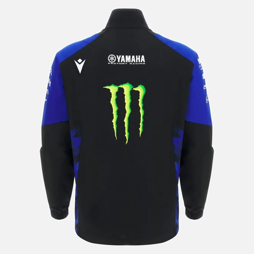 Sudadera con cremallera completa réplica del equipo Monster Energy Yamaha MotoGP 2026 Sudadera con cremallera completa réplica del equipo Monster Energy Yamaha MotoGP 2026